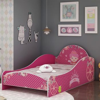 Cama Infantil MDF Princesinha Gelius