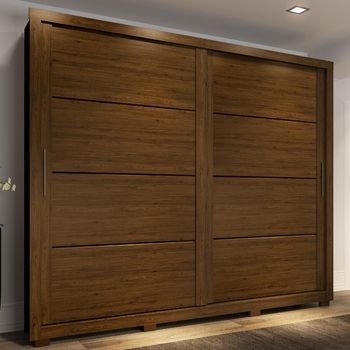 Guarda Roupa Casal  2 Portas 4 Gavetas Palace Henn