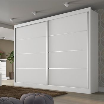 Guarda Roupa Casal 2 Portas de Correr 100% MDF Verona Plus Made Marcs