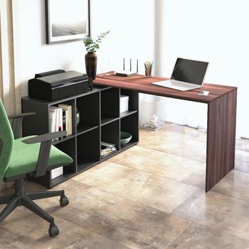 Mesa com 8 Nichos Flex Nero Artany