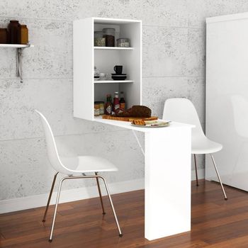 Armário de Parede com Mesa de Apoio Tecno Mobili AM3106