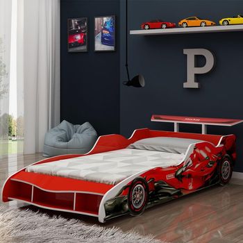 Cama Carro Infantil em MDF F1 Gelius