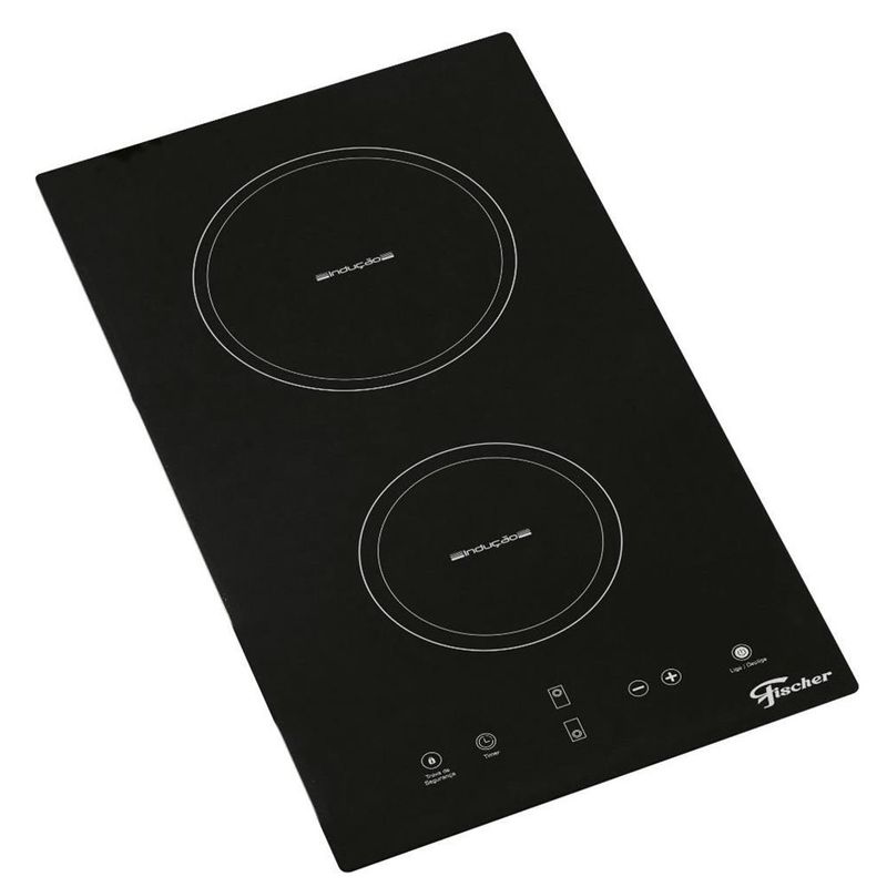 Cooktop 2 Bocas Fischer Preto - Elétrico 220v - 25941-56249