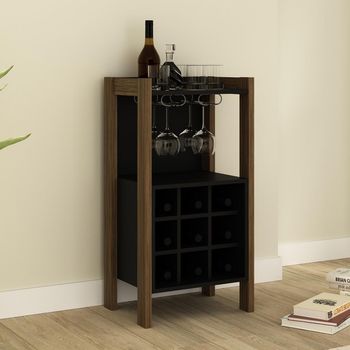 Adega para até 9 Garrafas com Porta Copos AZ1032 Tecno Mobili
