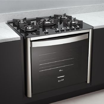 Fogão Embutir 5 Bocas Fischer Gran Cheff Com Grill