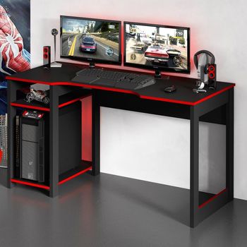 Mesa Gamer 2 Prateleiras ME4152 Tecno Mobili