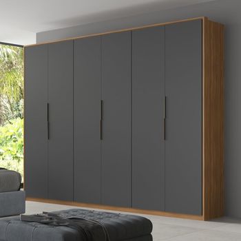 Guarda Roupa Casal 6 Portas Atrice Demartêz