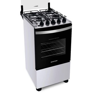 Fogão 4 Bocas Brastemp BFO4NBB Automático