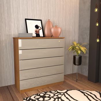 Cômoda 5 Gavetas MDF Premium Tcil