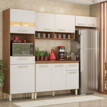 Cozinha Modulada 4 Peças com Tampo Dama Demóbile