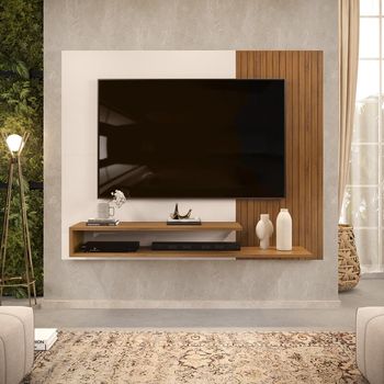 Painel Frisado para TV até 50 Polegadas Nando DJ Móveis