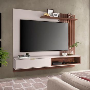 Painel Ripado para TV até 60 Polegadas com LED 1 Porta Tocantins 1.6 Colibri
