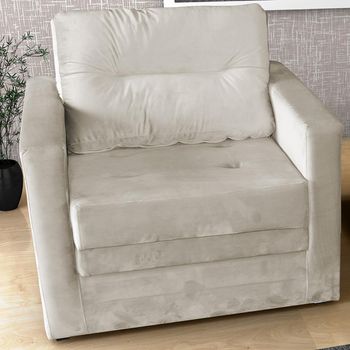 Poltrona Veludo 94cm MX Marissol Matrix