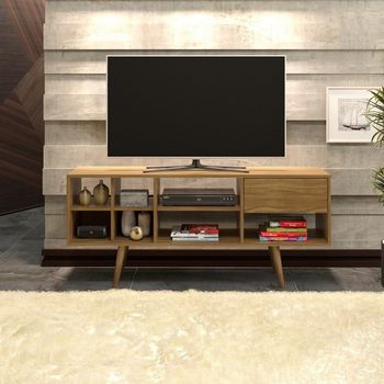 Rack para TV até 50 Polegadas 1 Gaveta Pés Palito R1462 Tecnomobili