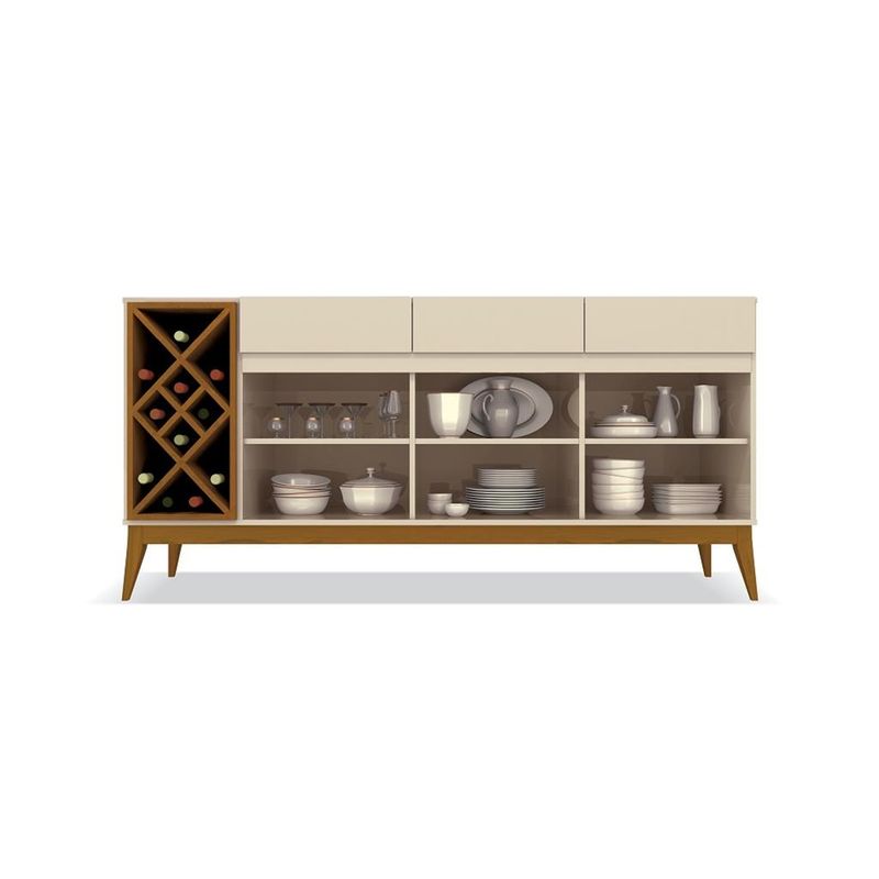 Buffet-3-Portas-3-Gavetas-Passion-EDN