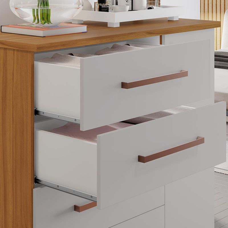 Comoda-4-Gavetas-1-Porta-NT-5185-Notavel-Moveis