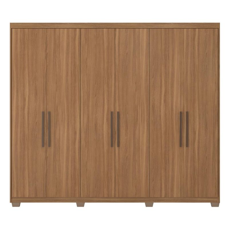 Guarda-Roupa-Casal-6-Portas-3-Gavetas-Sumatra-Demobile