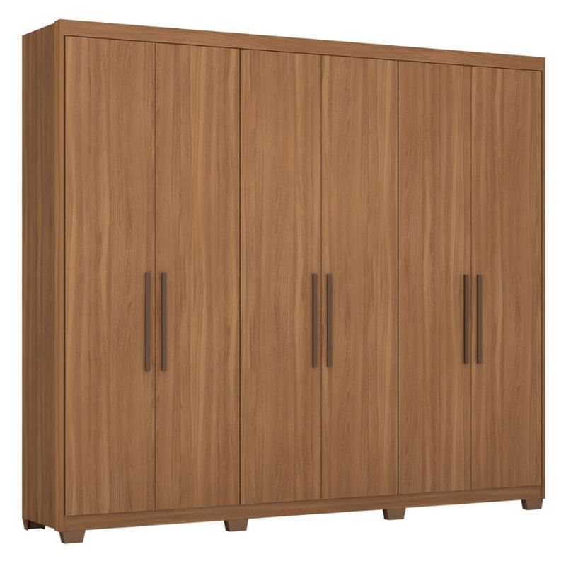 Guarda-Roupa-Casal-6-Portas-3-Gavetas-Sumatra-Demobile