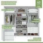 Guarda-Roupa-Casal-com-Espelho-3-Portas-6-Gavetas-Spazio-Super-Glass-270-Lopas
