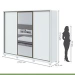 Guarda-Roupa-Casal-com-Espelho-3-Portas-6-Gavetas-Spazio-Glass-270-Lopas