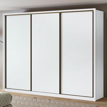 Guarda Roupa Casal 3 Portas de Correr Spazio Lopas