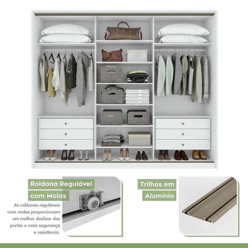 Guarda-Roupa-Casal-3-Portas-6-Gavetas-Spazio-270-Lopas