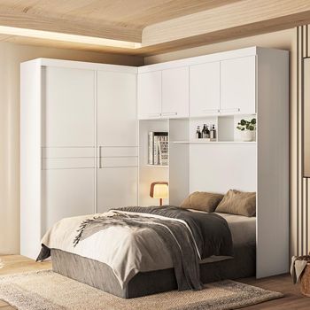 Quarto Modulado Casal 6 Portas Florença Moval