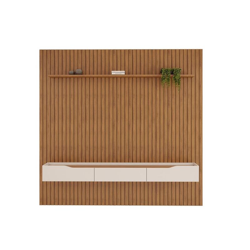 Painel-para-TV-ate-75-Polegadas-3-Gavetas-Pratic-DJ-Moveis