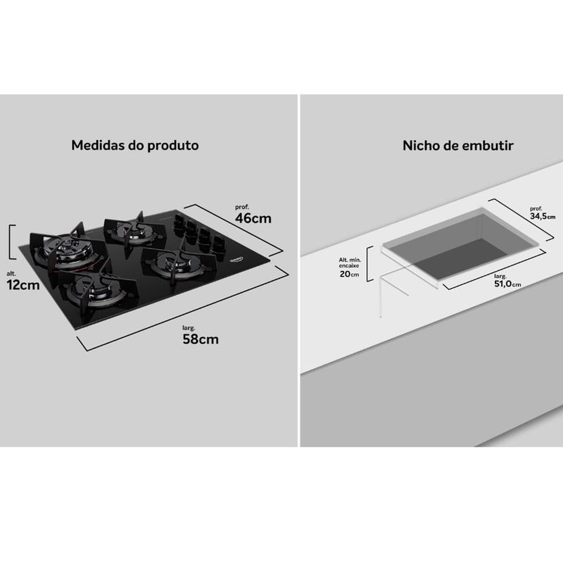 Cooktop-Dako-Supreme-a-Gas-4-Bocas-Acendimento-Automatico-e-Tripla-Chama
