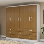 Guarda-Roupa-Casal-6-Portas-9-Gavetas-Bergamo-Evidencia