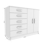 Comoda-5-Gavetas-2-Portas-CP25-Evidencia-Moveis
