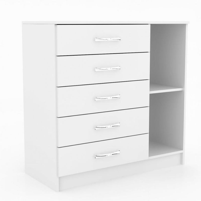Comoda-5-Gavetas-1-Porta-Zurique-Evidencia-Moveis