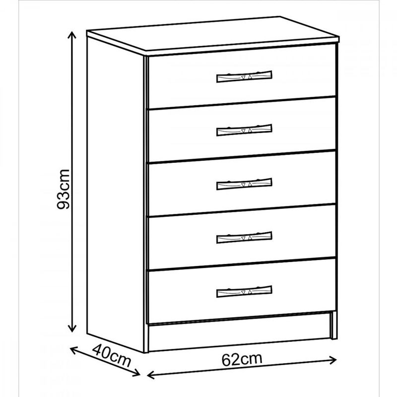 Comoda-5-Gavetas-Maxi-Evidencia-Moveis