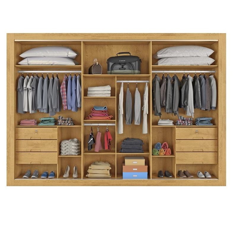 Guarda-Roupa-Casal-Espelho-3-Portas-6-Gavetas-Vitoria-Moveis-Europa