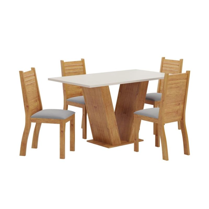Conjunto-Sala-de-Jantar-Mesa-120cm-Perola-4-Cadeira-Napoli-Viero