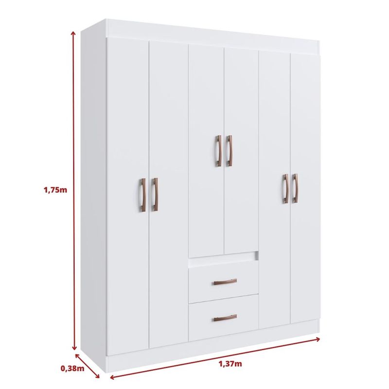 Guarda-Roupa-Solteiro-6-Portas-2-Gavetas-Montevideu-Doripel