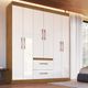 Guarda Roupa Casal 6 Portas 2 Gavetas Santiago Doripel