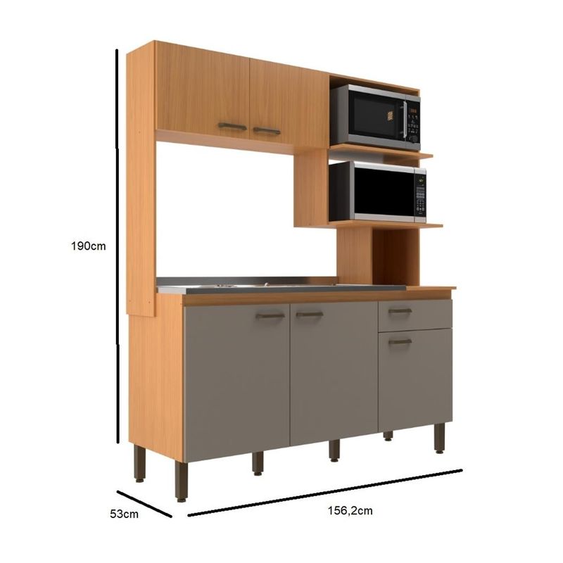 Cozinha-Compacta-5-Portas-1-Gaveta-Evelin-Moveis-Sul