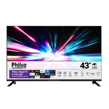 Smart TV Philco 43 Polegadas 4K UHD PTV43G7ER2CPBL