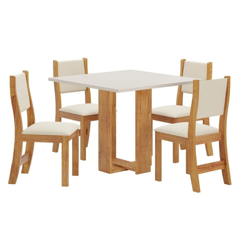 Conjunto-Sala-de-Jantar-Mesa-Quadrada-90cm-Imperio-4-Cadeiras-Sol-Viero