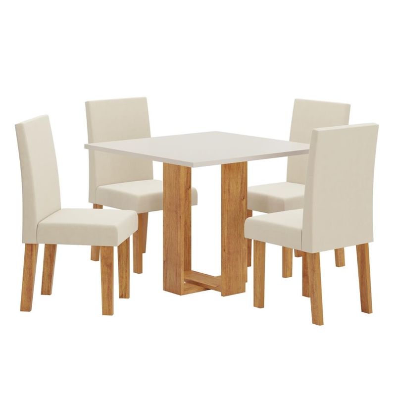 Conjunto-Sala-de-Jantar-Mesa-Quadrada-90cm-Copacabana-4-Cadeiras-Sol-Viero