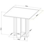 Conjunto-Sala-de-Jantar-Mesa-Redonda-90cm-Copacabana-4-Cadeiras-Sol-Viero