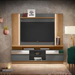 Rack-com-Painel-para-TV-ate-60-Polegadas-2-Portas-Recife-Aurora-Linea-Brasil