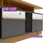Rack-com-Painel-para-TV-ate-60-Polegadas-2-Portas-Recife-Aurora-Linea-Brasil