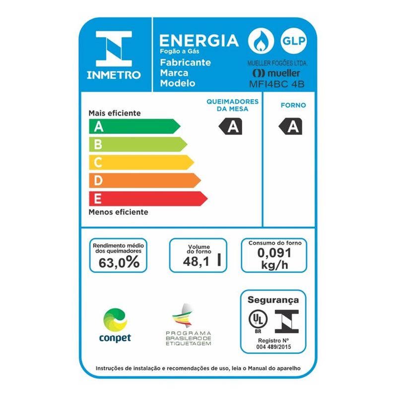 Fogao-4-Bocas-Mueller-MFI4BC-Automatico
