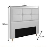 Cabeceira-Estofada-Casal-140cm-Corino-Monte-Carlo-Dobue