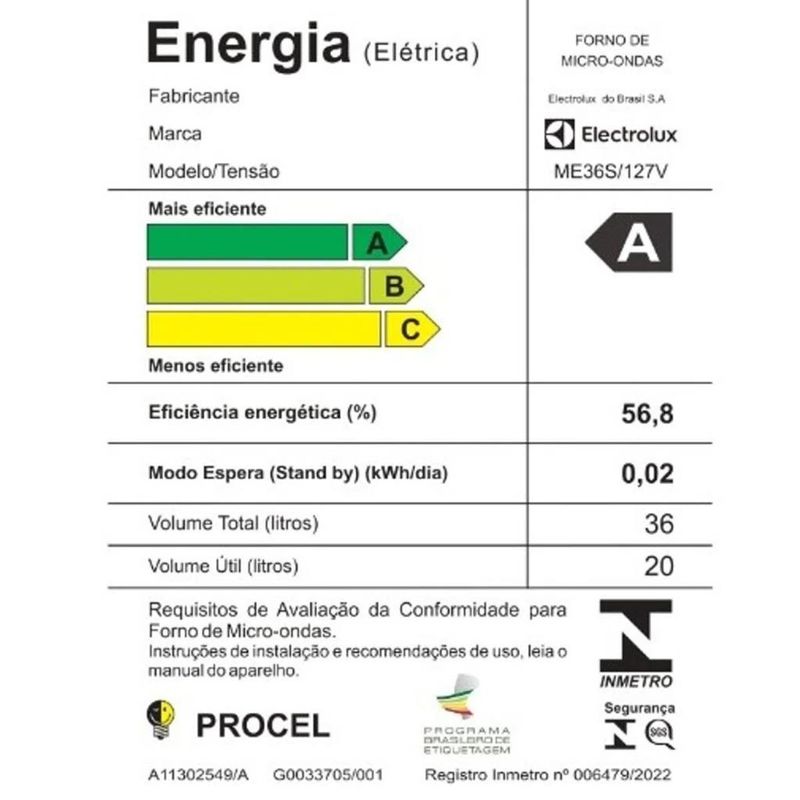 Micro-ondas-Electrolux-Efficient-ME36S-Espelhado-36L