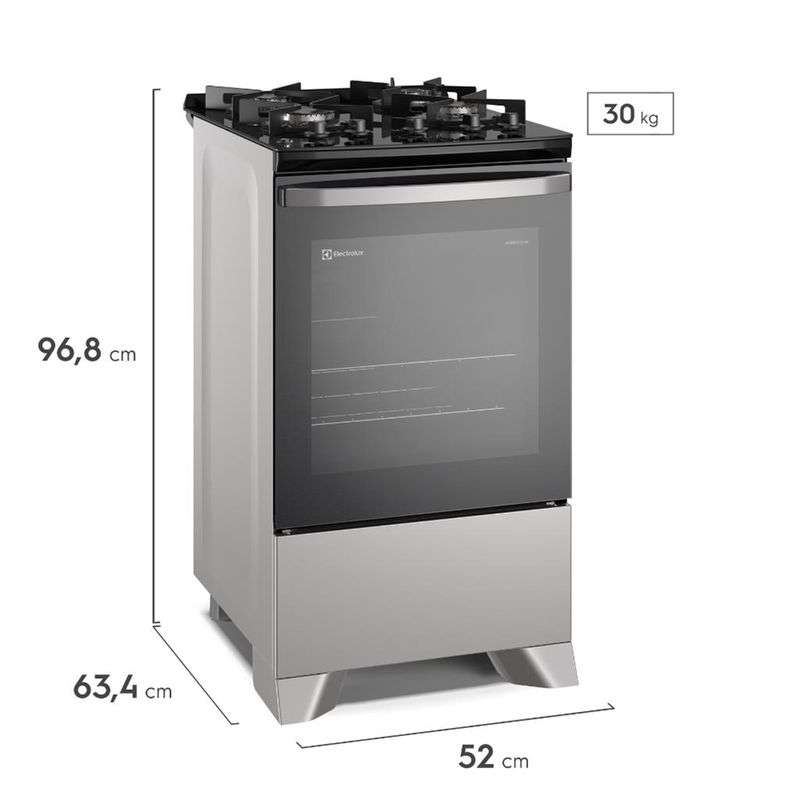 Fogao-4-Bocas-Electrolux-Efficient-FE4GS-com-Mesa-de-Vidro