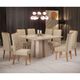 Conjunto Sala de Jantar Karem 8 Cadeiras Iza Viero