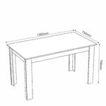 Conjunto Sala de Jantar Iolanda 6 Cadeiras Sol Viero